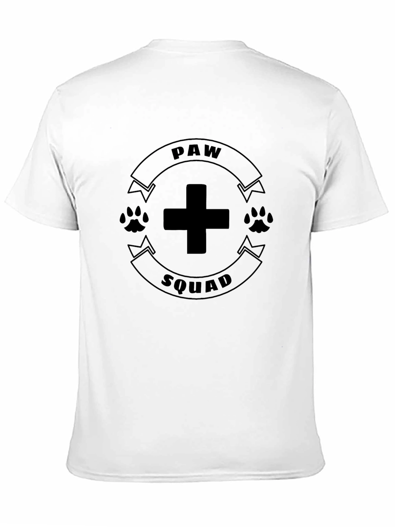 Paw Squad Black T-Shirt