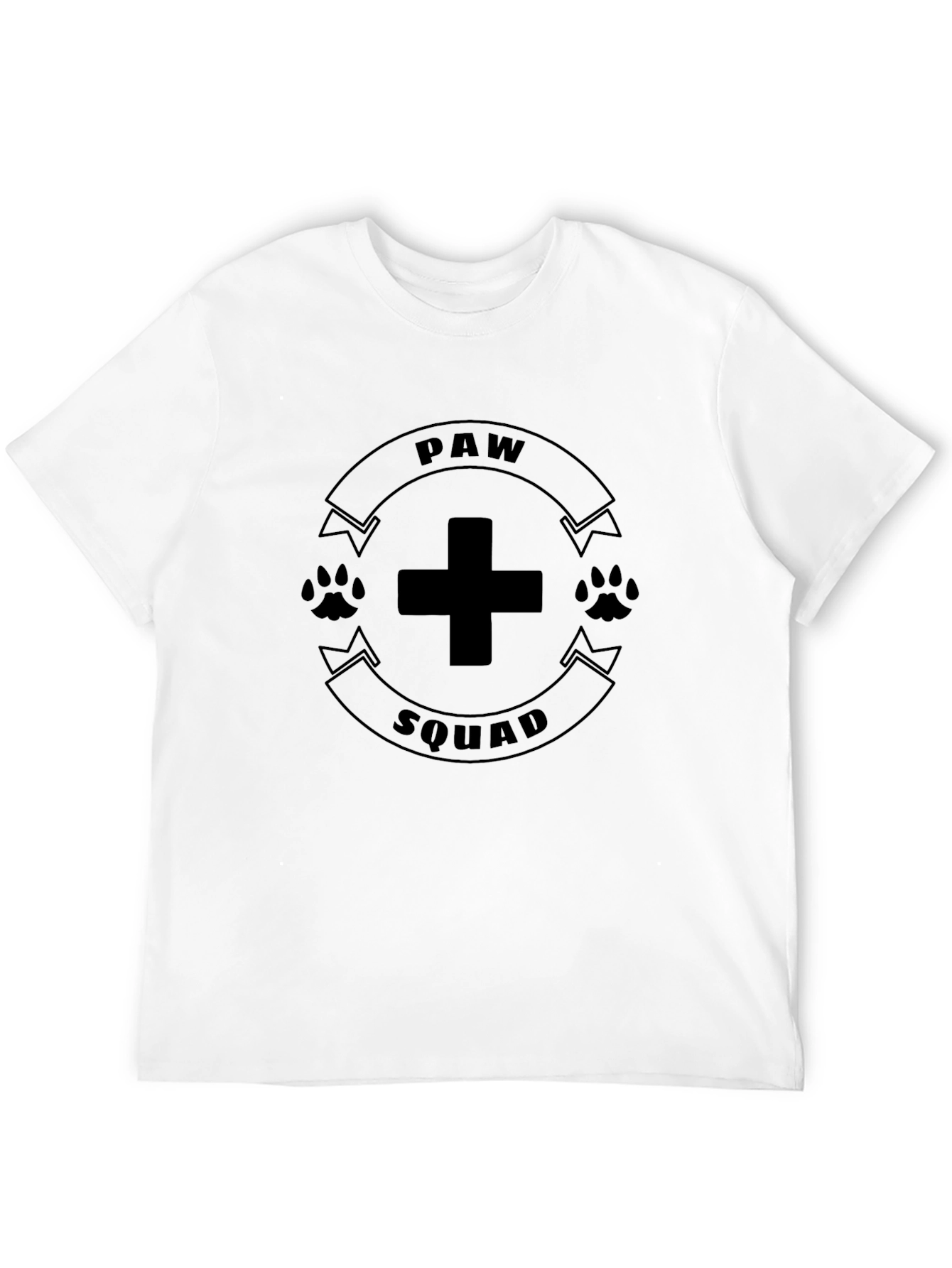 Paw Squad Black T-Shirt