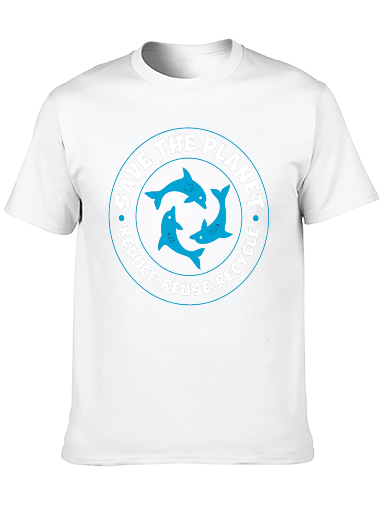 Eco-Friendly Dolphin Recycle T-Shirt
