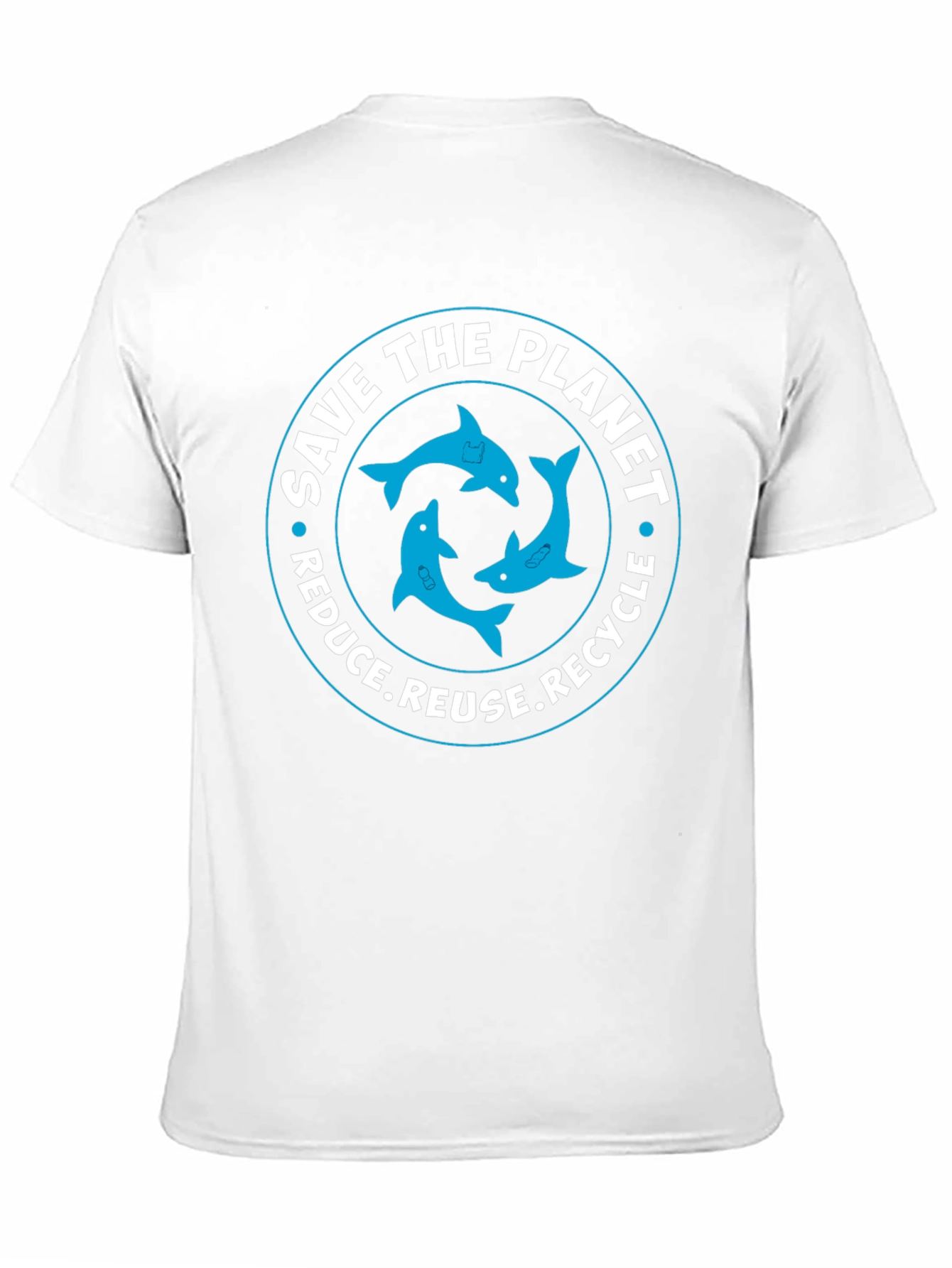 Eco-Friendly Dolphin Recycle T-Shirt