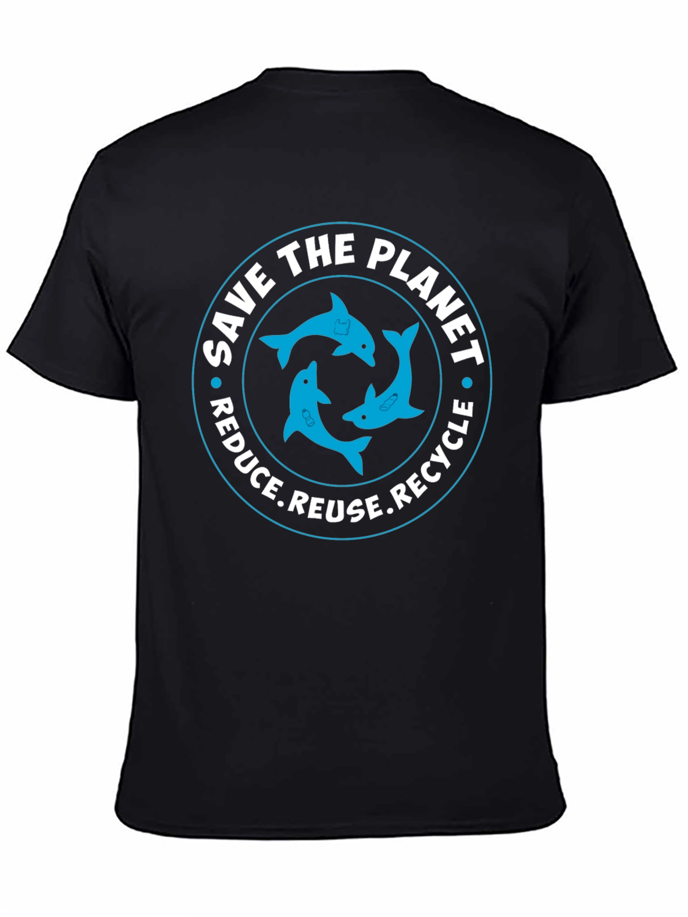 Eco-Friendly Dolphin Recycle T-Shirt
