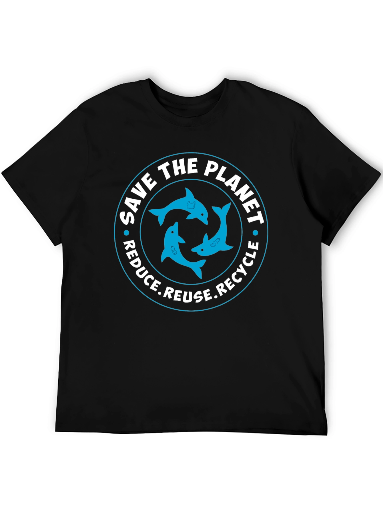 Eco-Friendly Dolphin Recycle T-Shirt