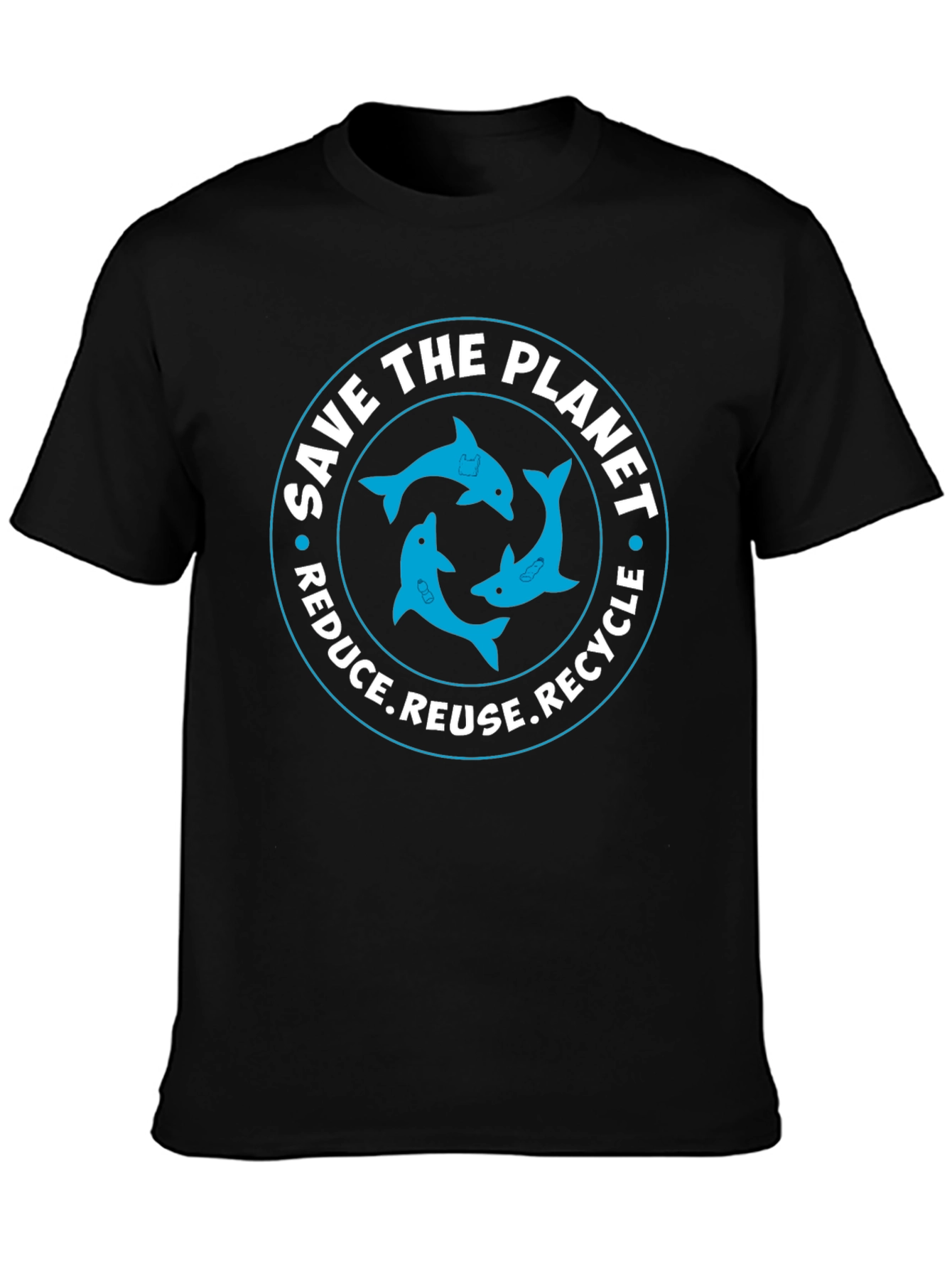Eco-Friendly Dolphin Recycle T-Shirt