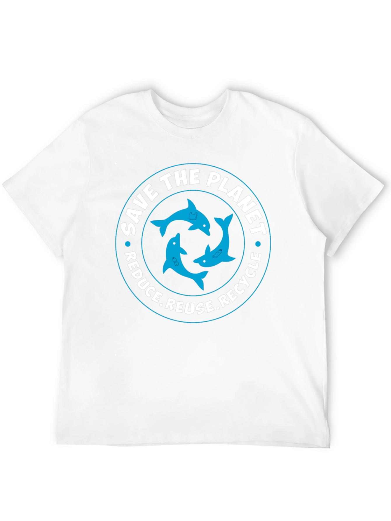 Eco-Friendly Dolphin Recycle T-Shirt