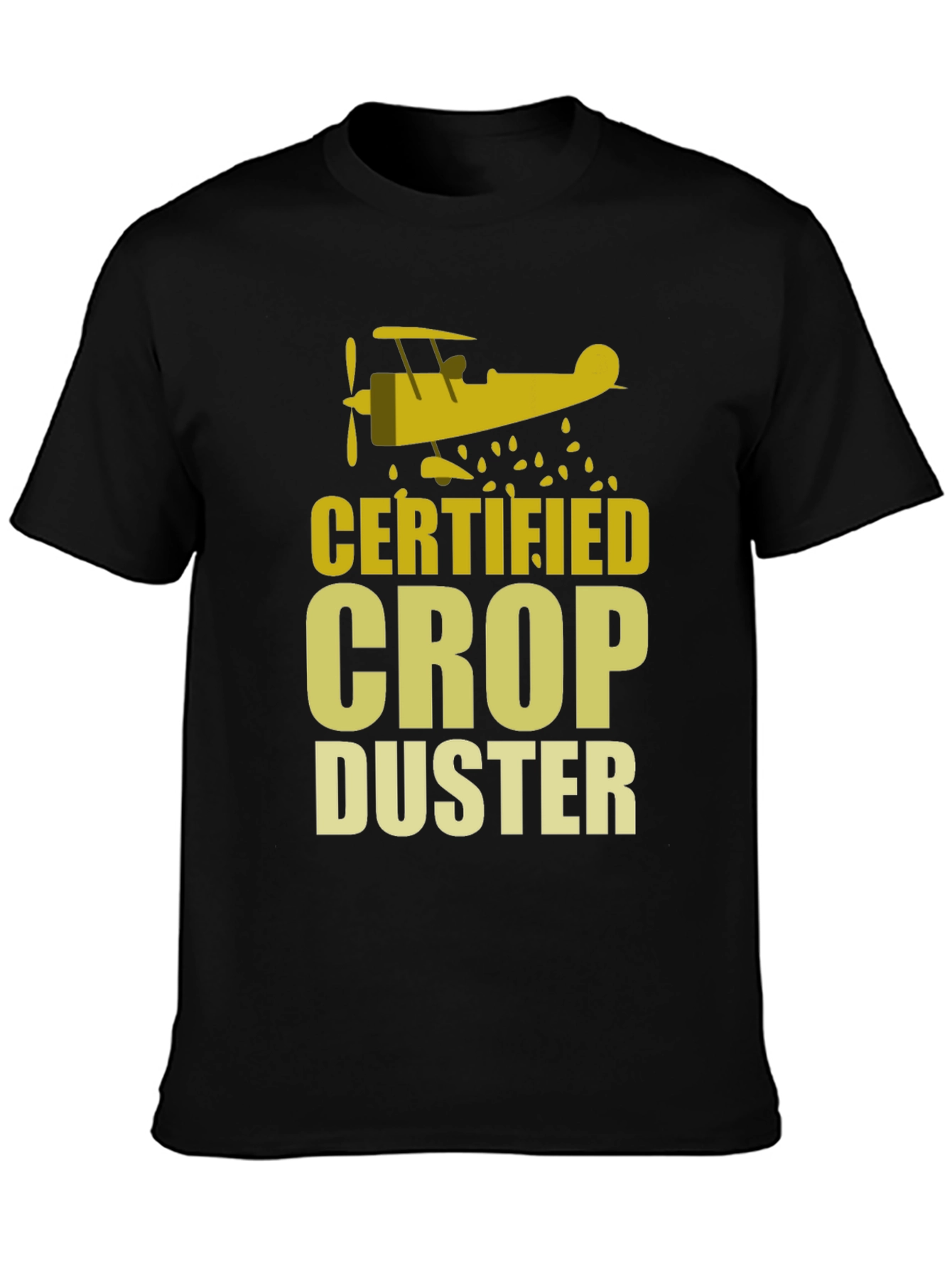 Certified Crop Duster Graphic T-Shirt