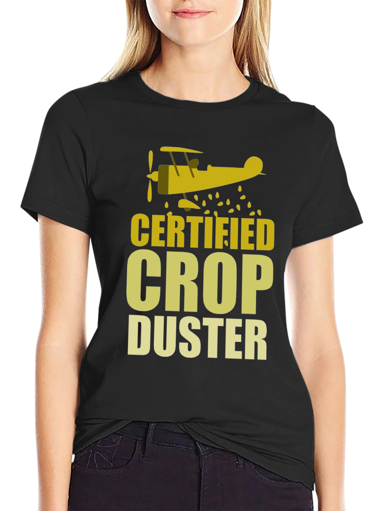 Certified Crop Duster Graphic T-Shirt