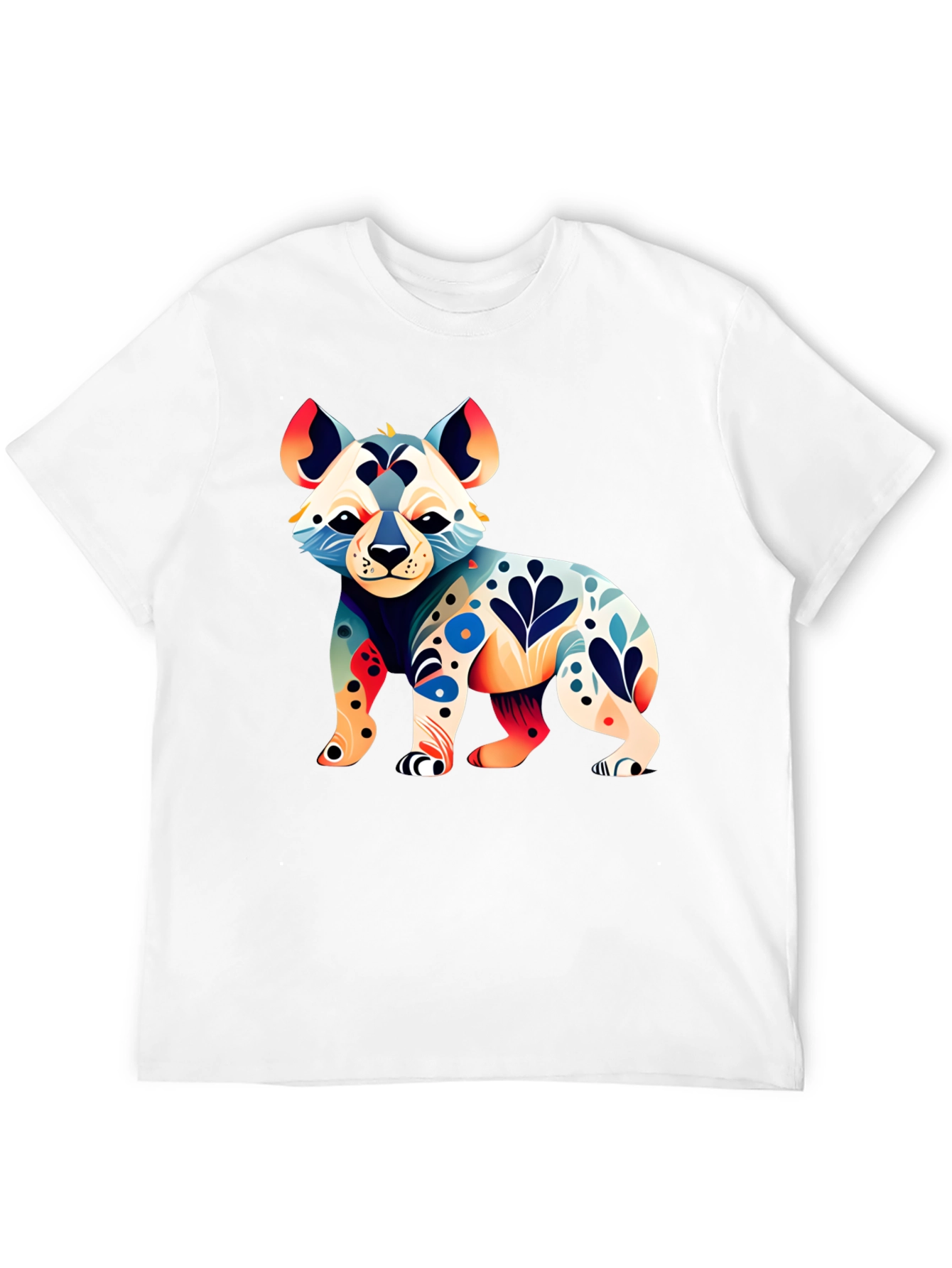 Hyena Art Graphic Print T-Shirt