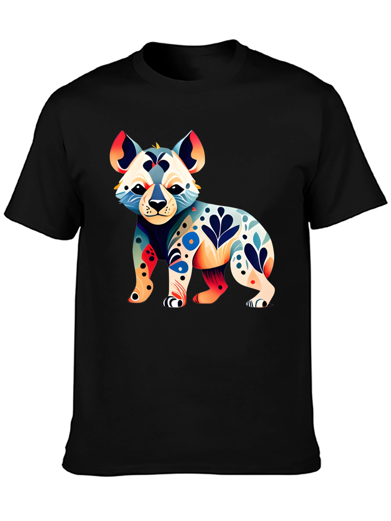 Hyena Art Graphic Print T-Shirt