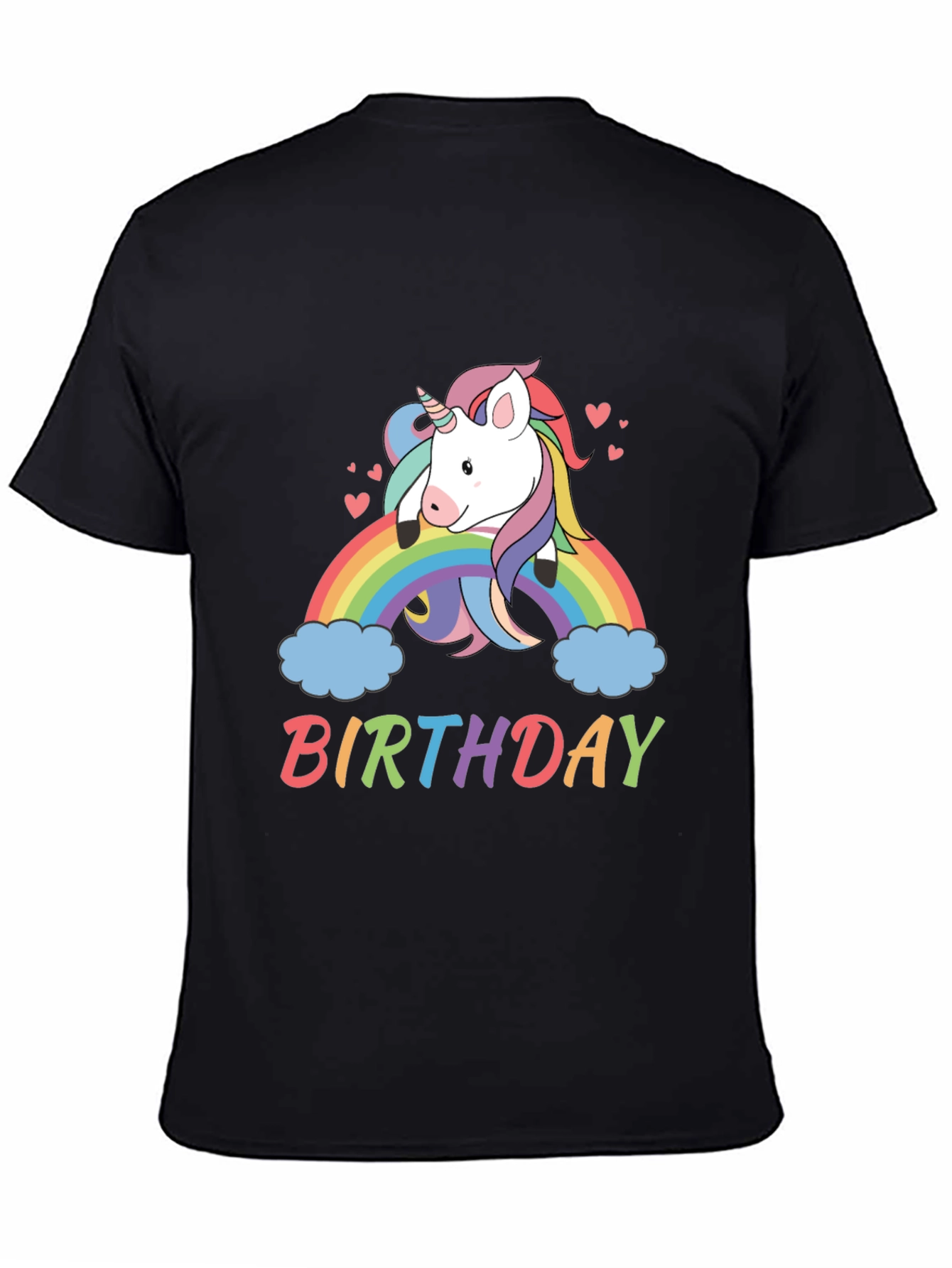 Unicorn Rainbow Birthday T-Shirt