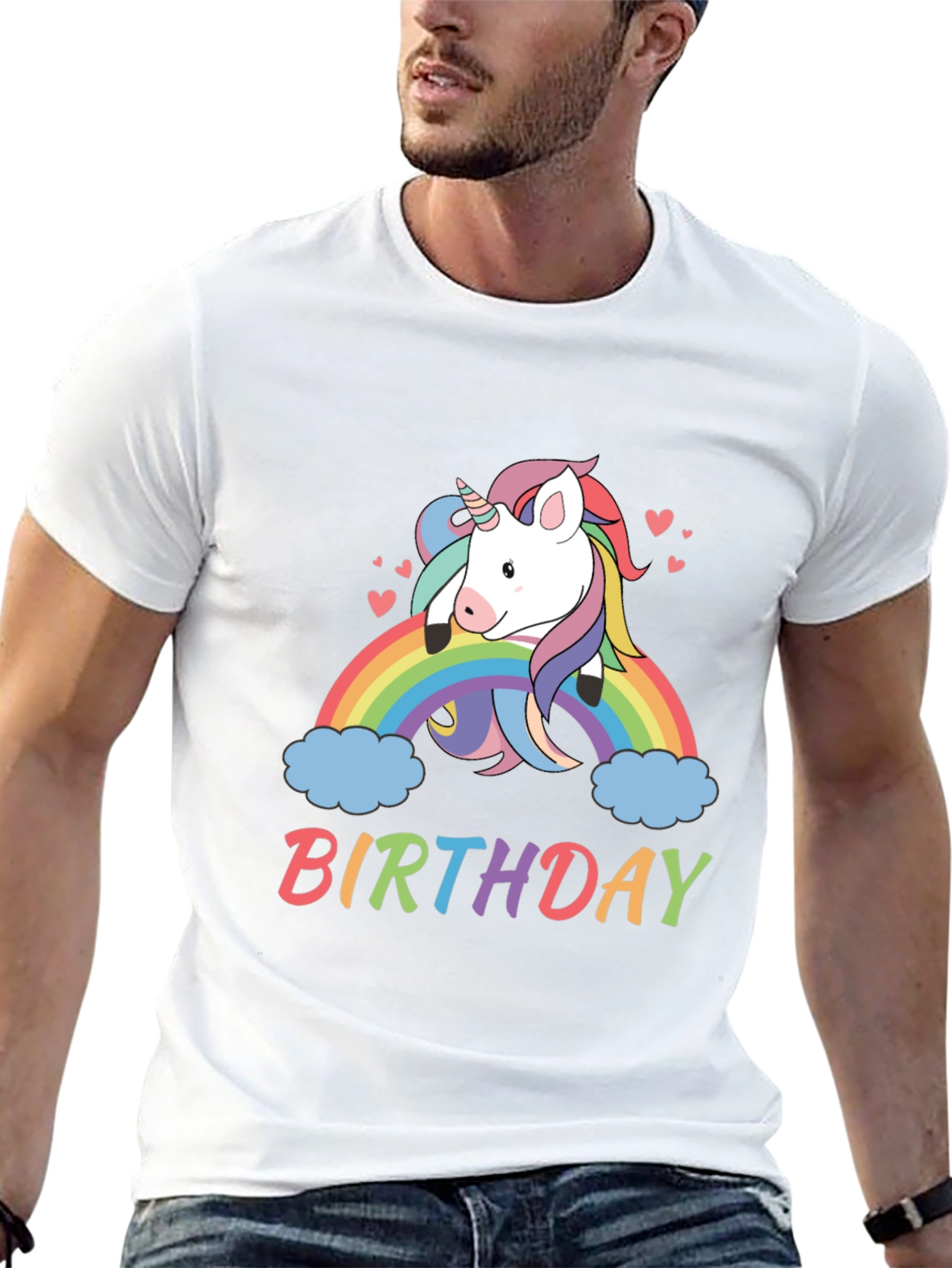 Unicorn Rainbow Birthday T-Shirt