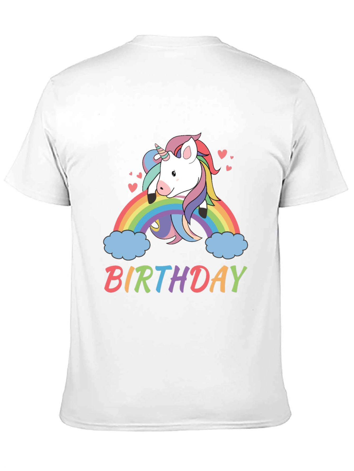Unicorn Rainbow Birthday T-Shirt