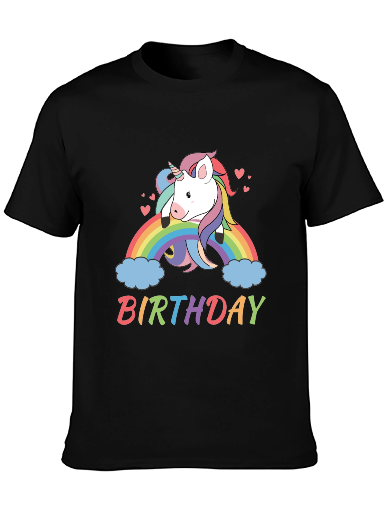 Unicorn Rainbow Birthday T-Shirt
