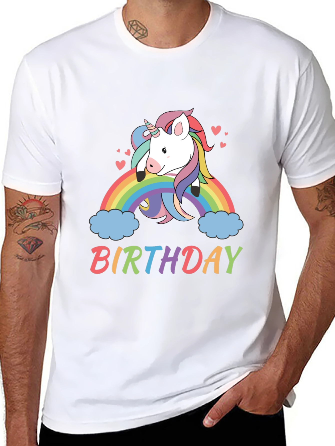 Unicorn Rainbow Birthday T-Shirt