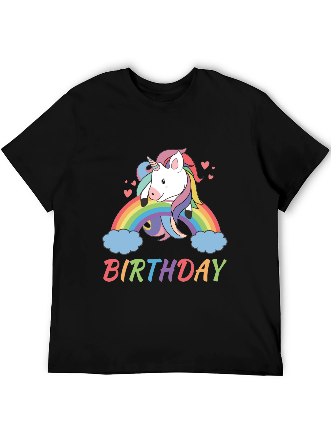 Unicorn Rainbow Birthday T-Shirt