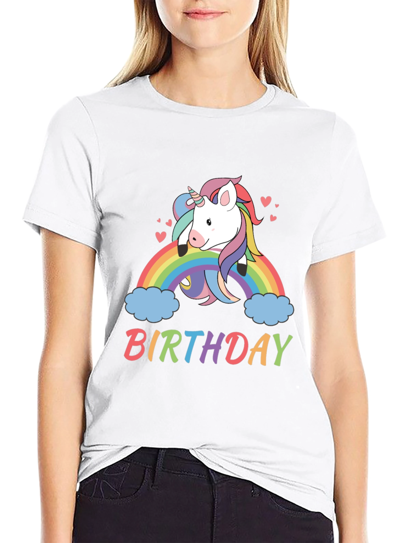 Unicorn Rainbow Birthday T-Shirt