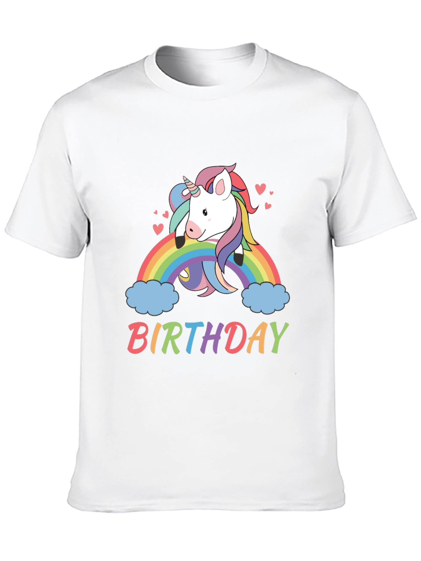 Unicorn Rainbow Birthday T-Shirt