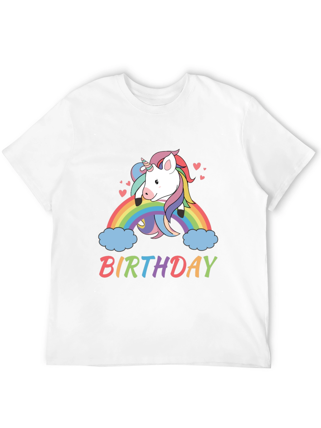 Unicorn Rainbow Birthday T-Shirt
