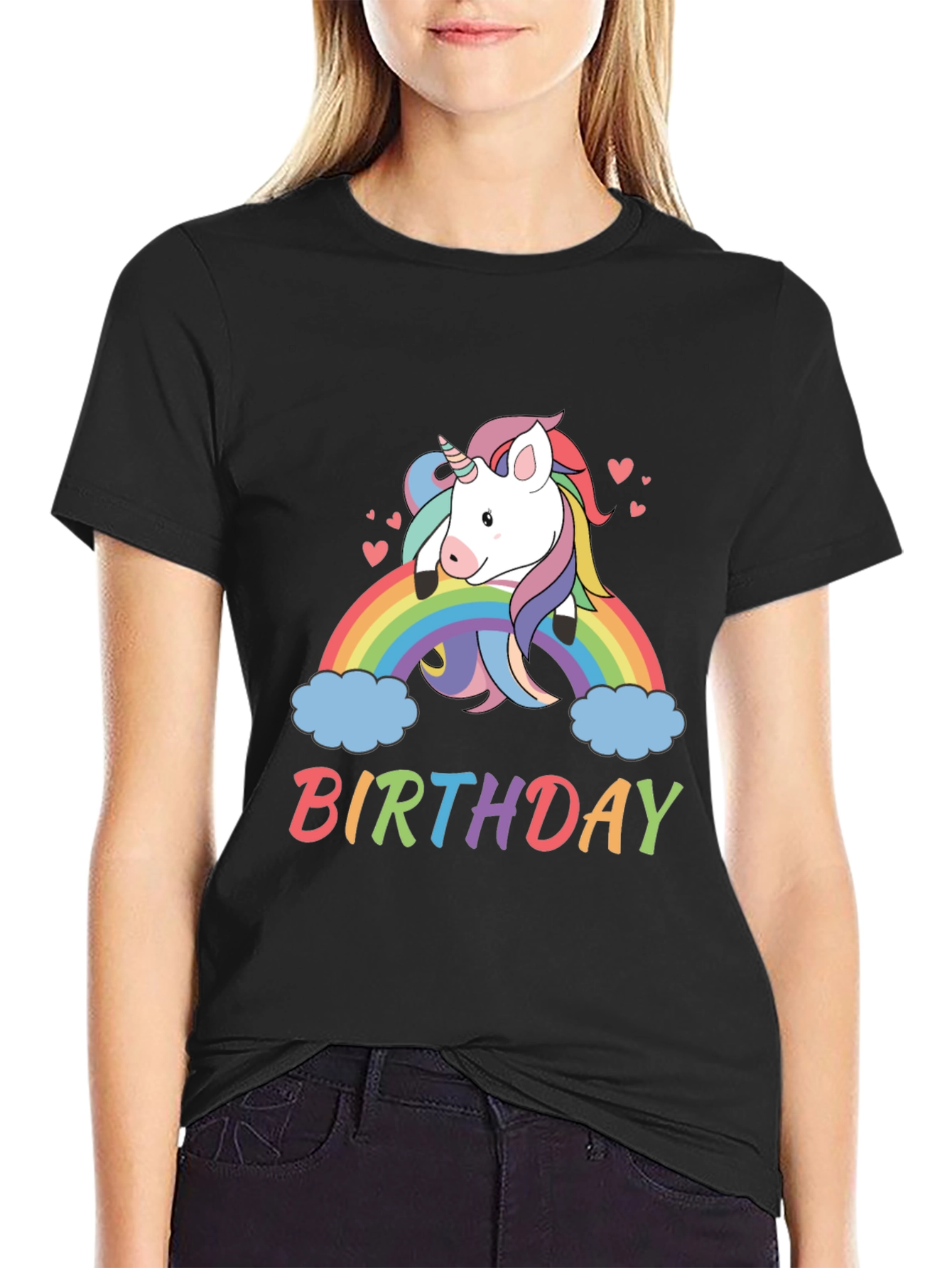 Unicorn Rainbow Birthday T-Shirt