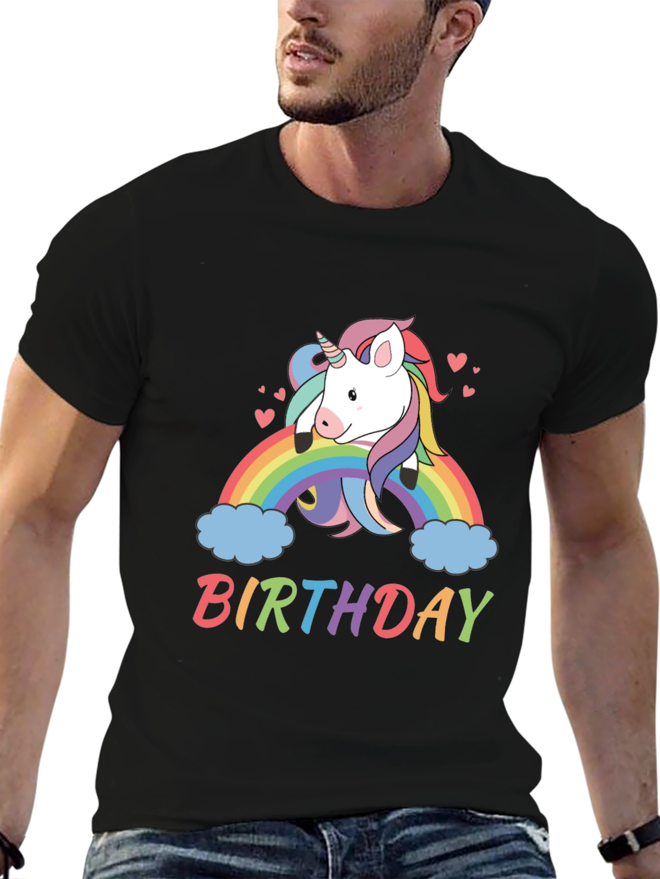 Unicorn Rainbow Birthday T-Shirt