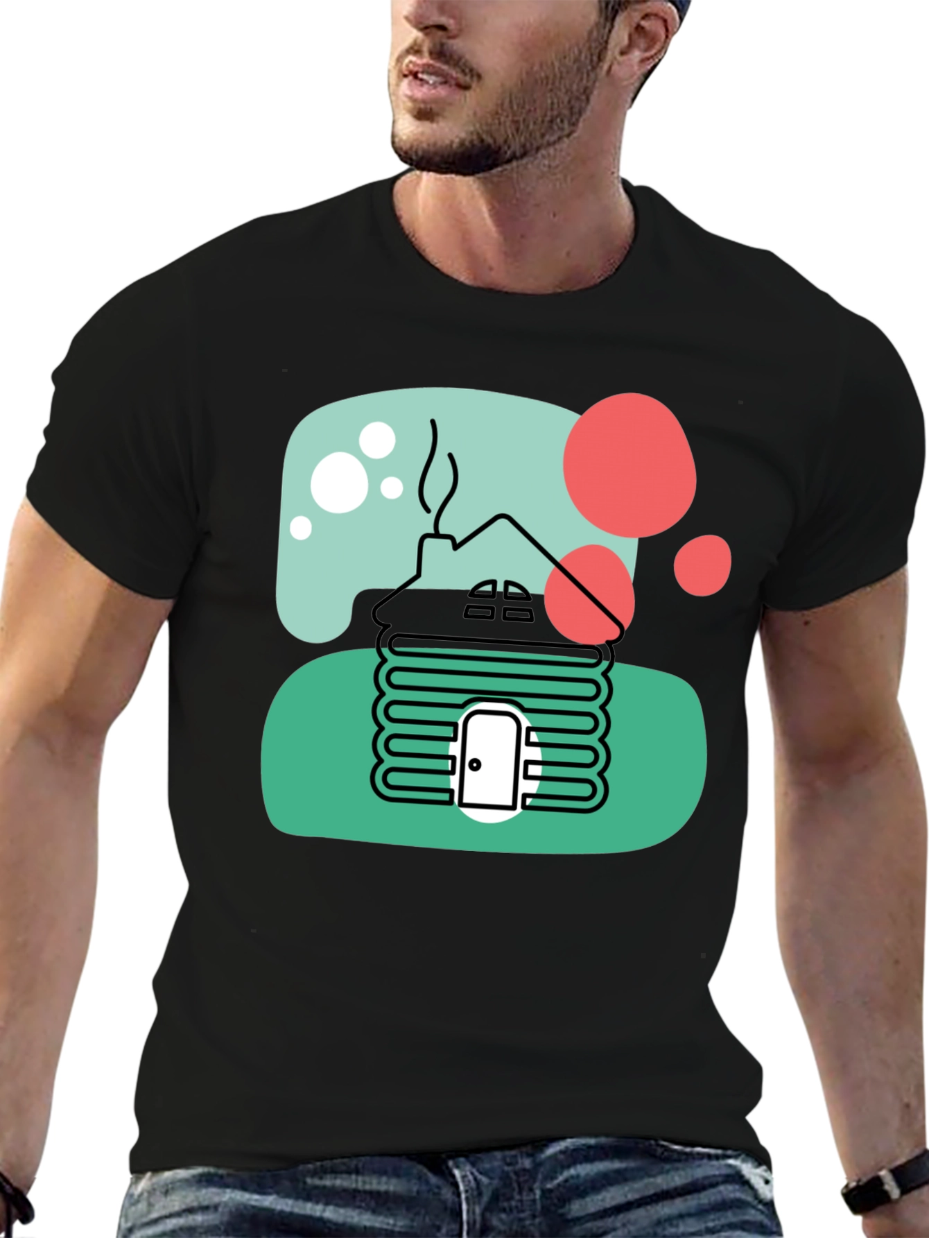 Cabin T-Shirt Novelty Graphic Tee