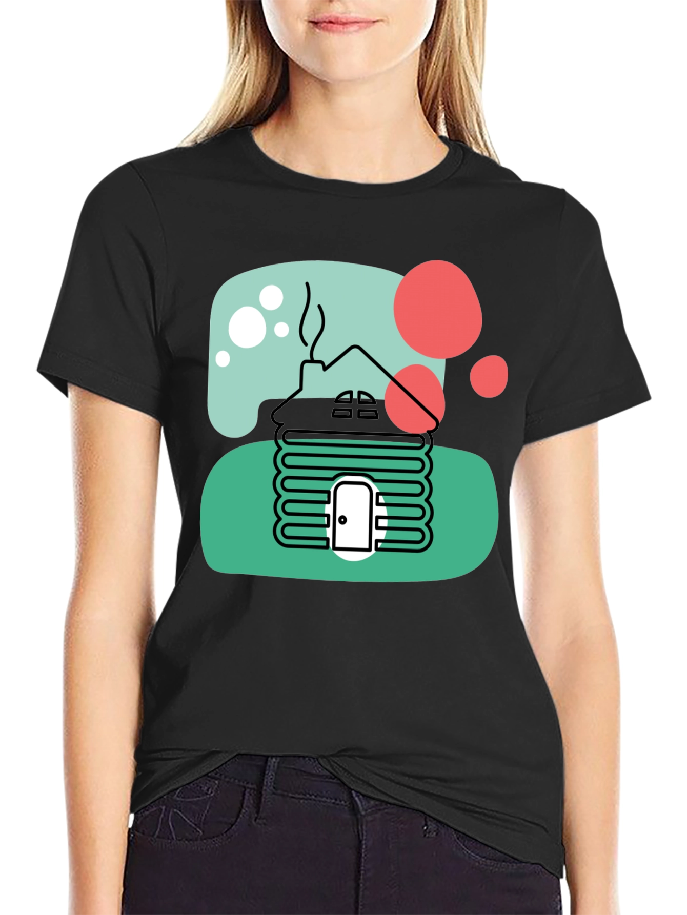 Cabin T-Shirt Novelty Graphic Tee