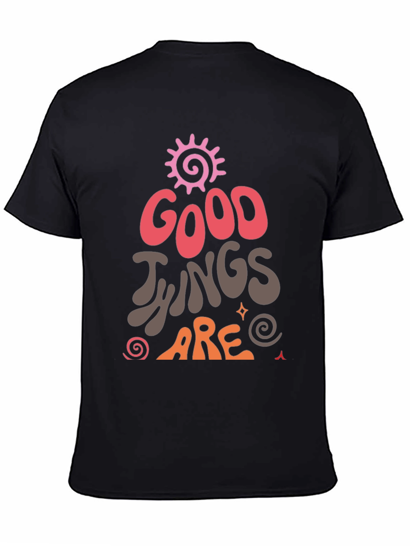 Good Things Graphic Tee - Black Casual Shirt