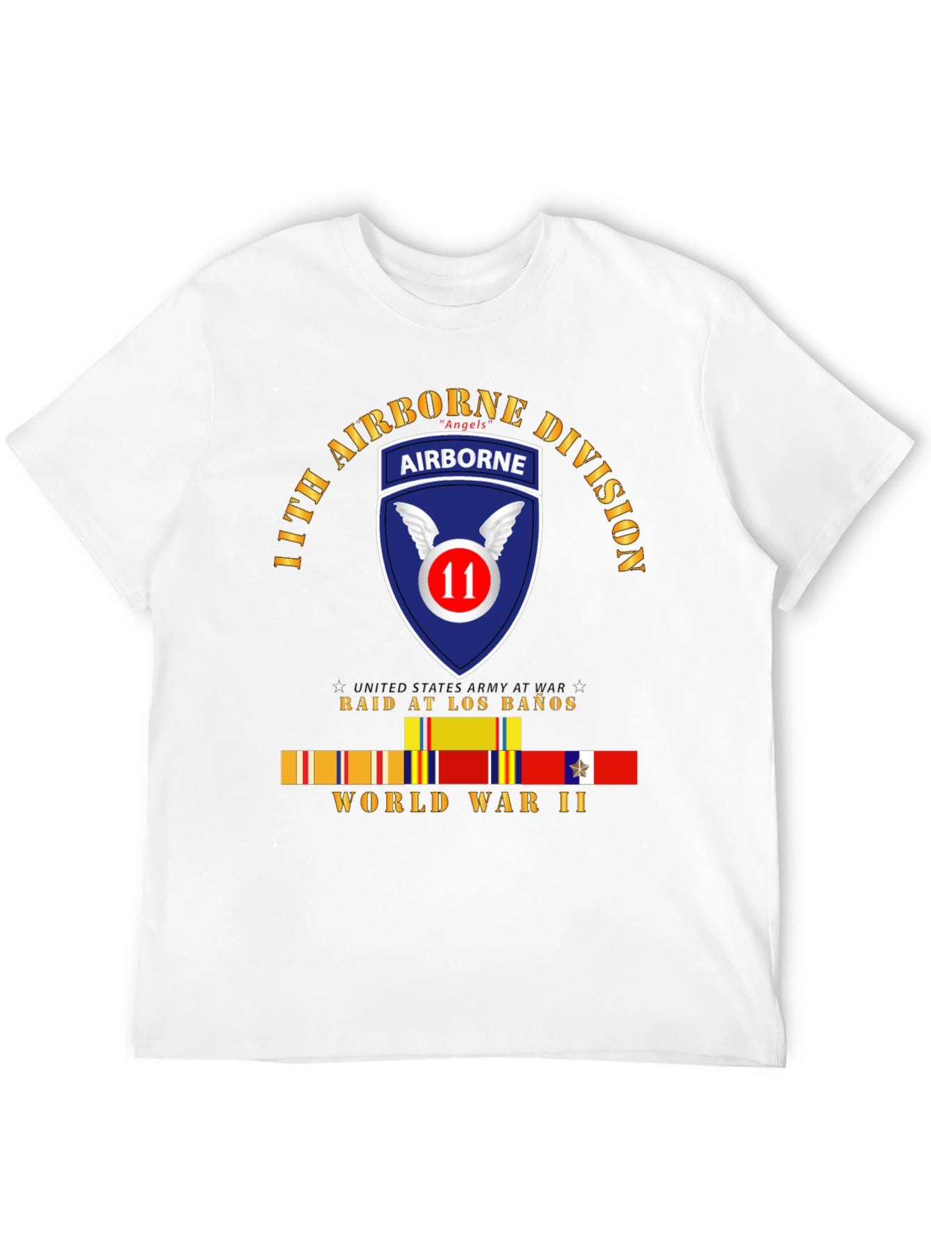 11th Airborne Division Angels WWII T-Shirt