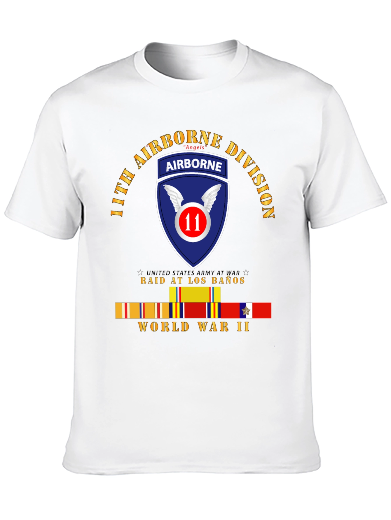 11th Airborne Division Angels WWII T-Shirt
