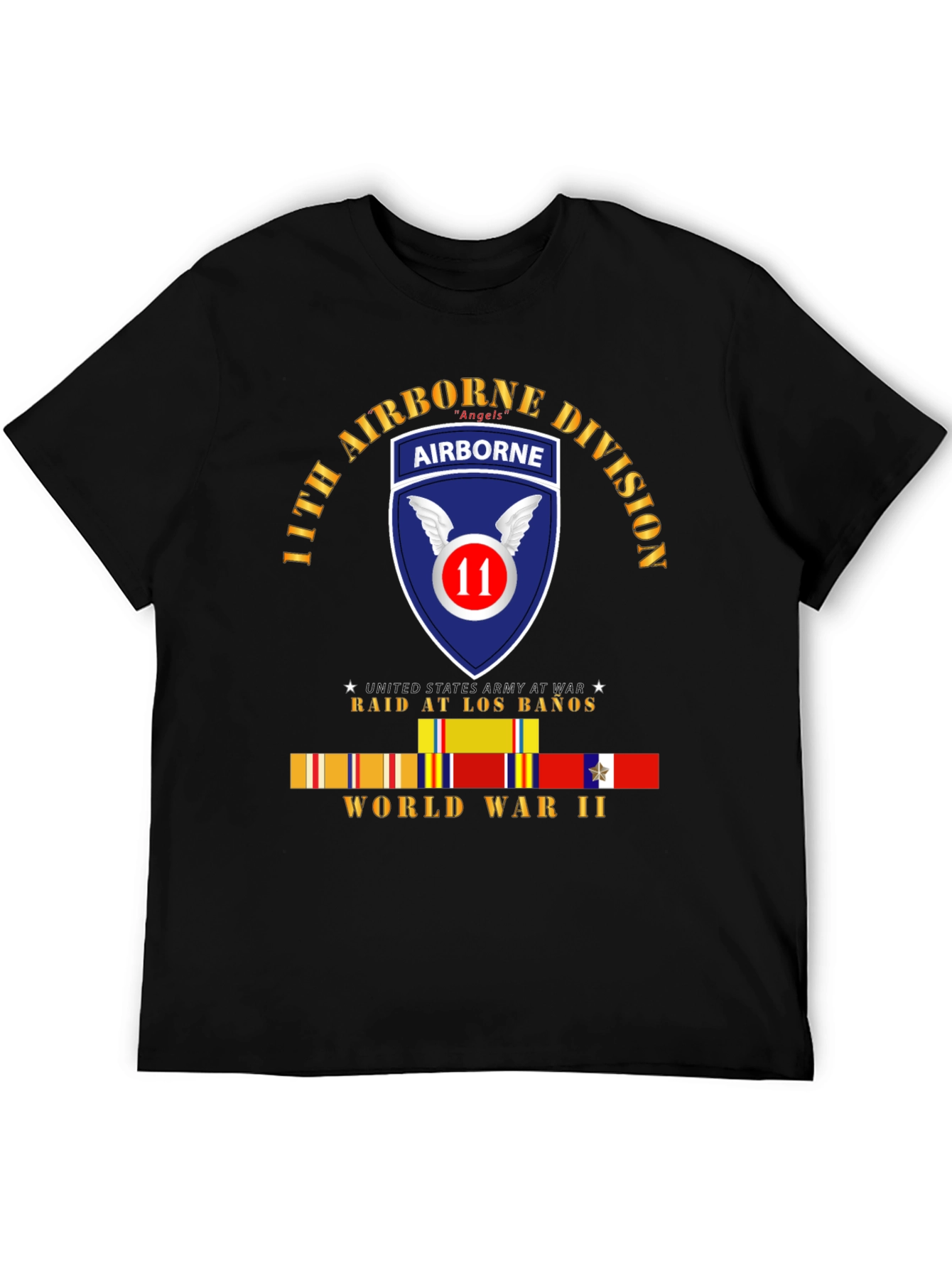 11th Airborne Division Angels WWII T-Shirt