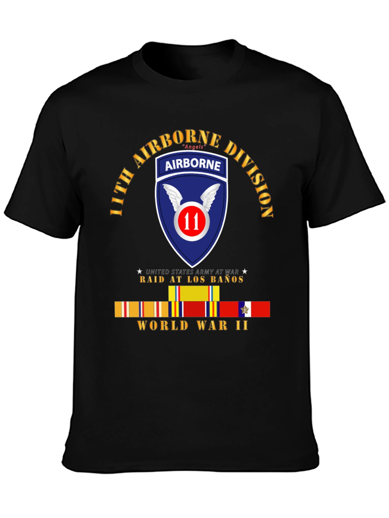 11th Airborne Division Angels WWII T-Shirt