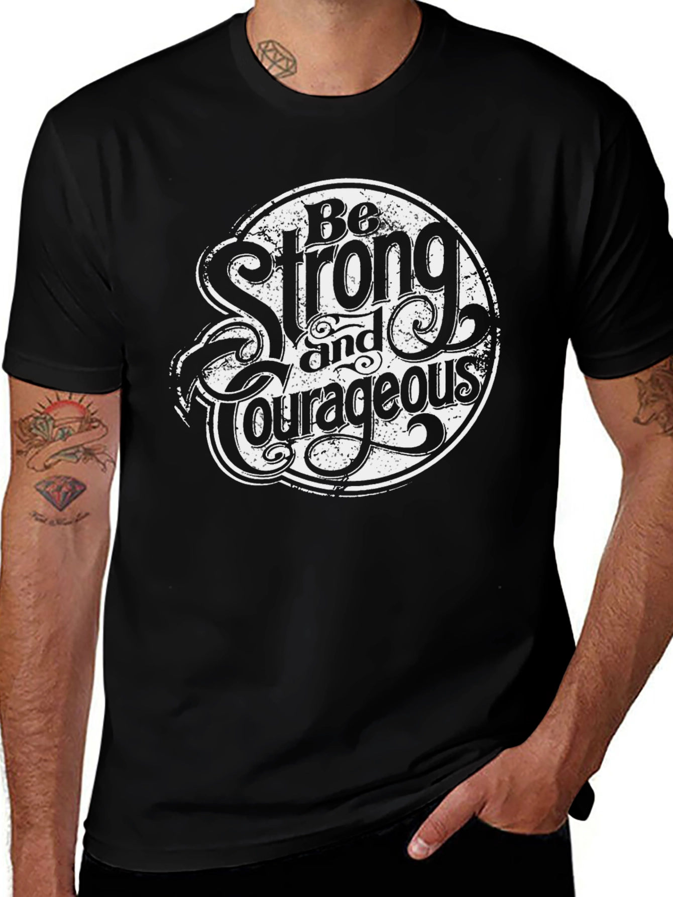Be Strong and Courageous Graphic Tee