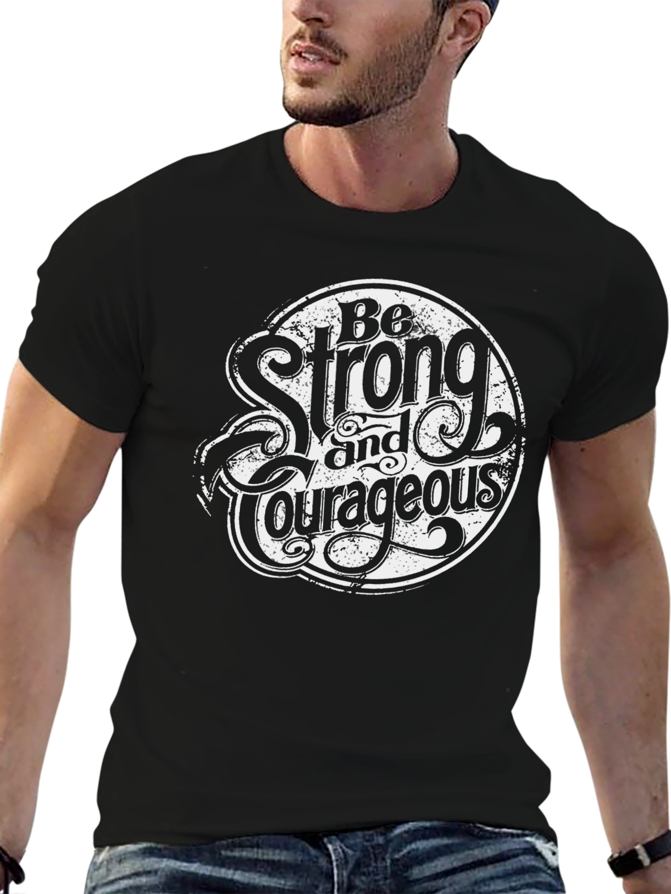 Be Strong and Courageous Graphic Tee