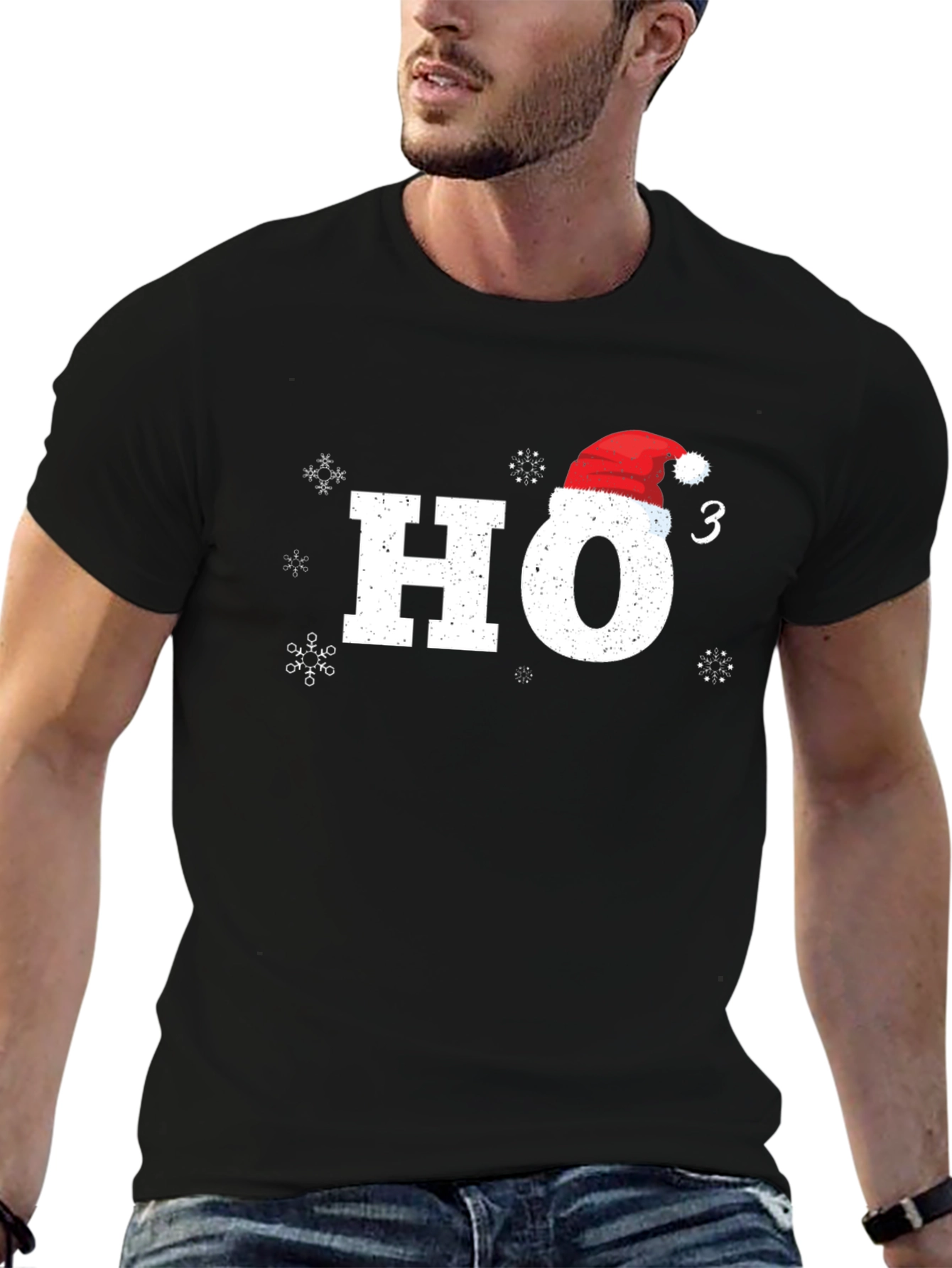 Ho3 Santa Hat Christmas T-Shirt