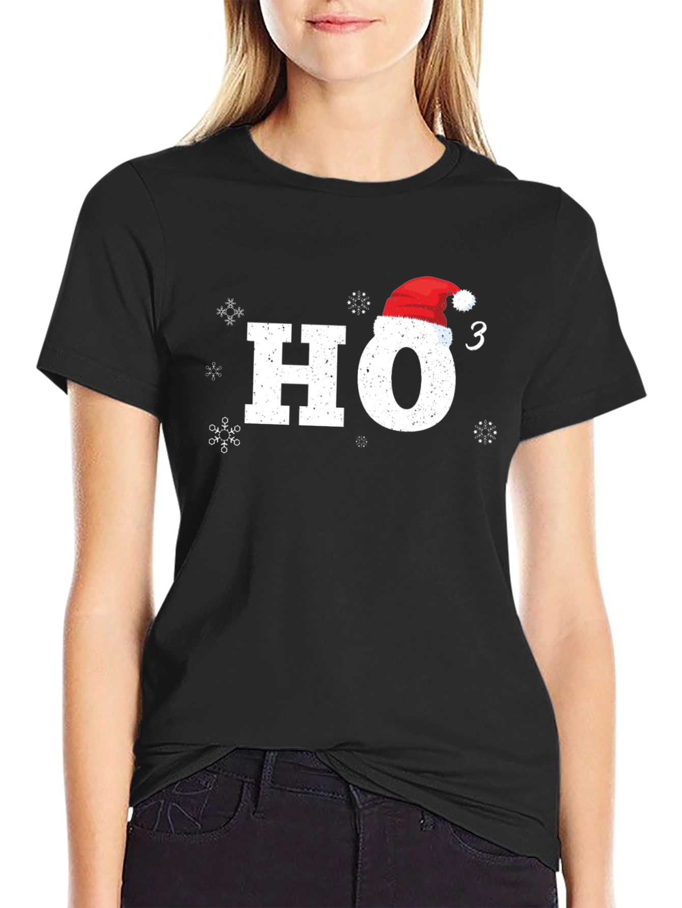 Ho3 Santa Hat Christmas T-Shirt