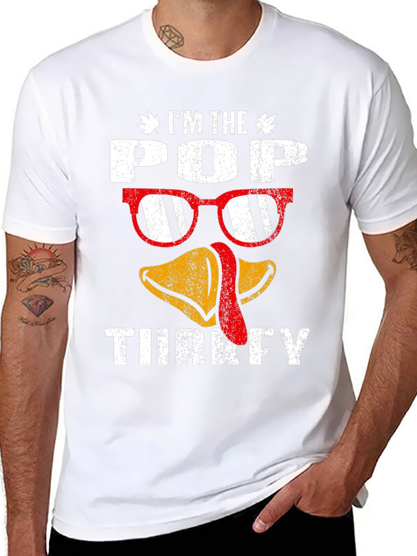 Pop Turkey Graphic Tee: Thanksgiving Fun