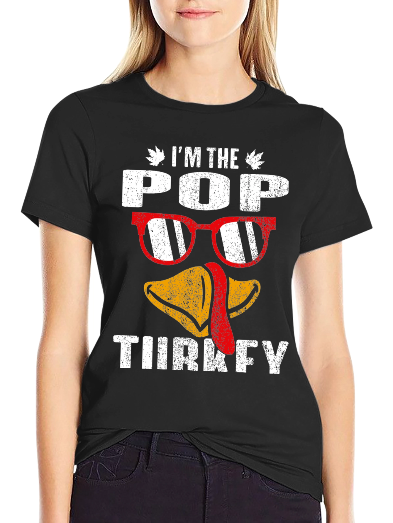 Pop Turkey Graphic Tee: Thanksgiving Fun