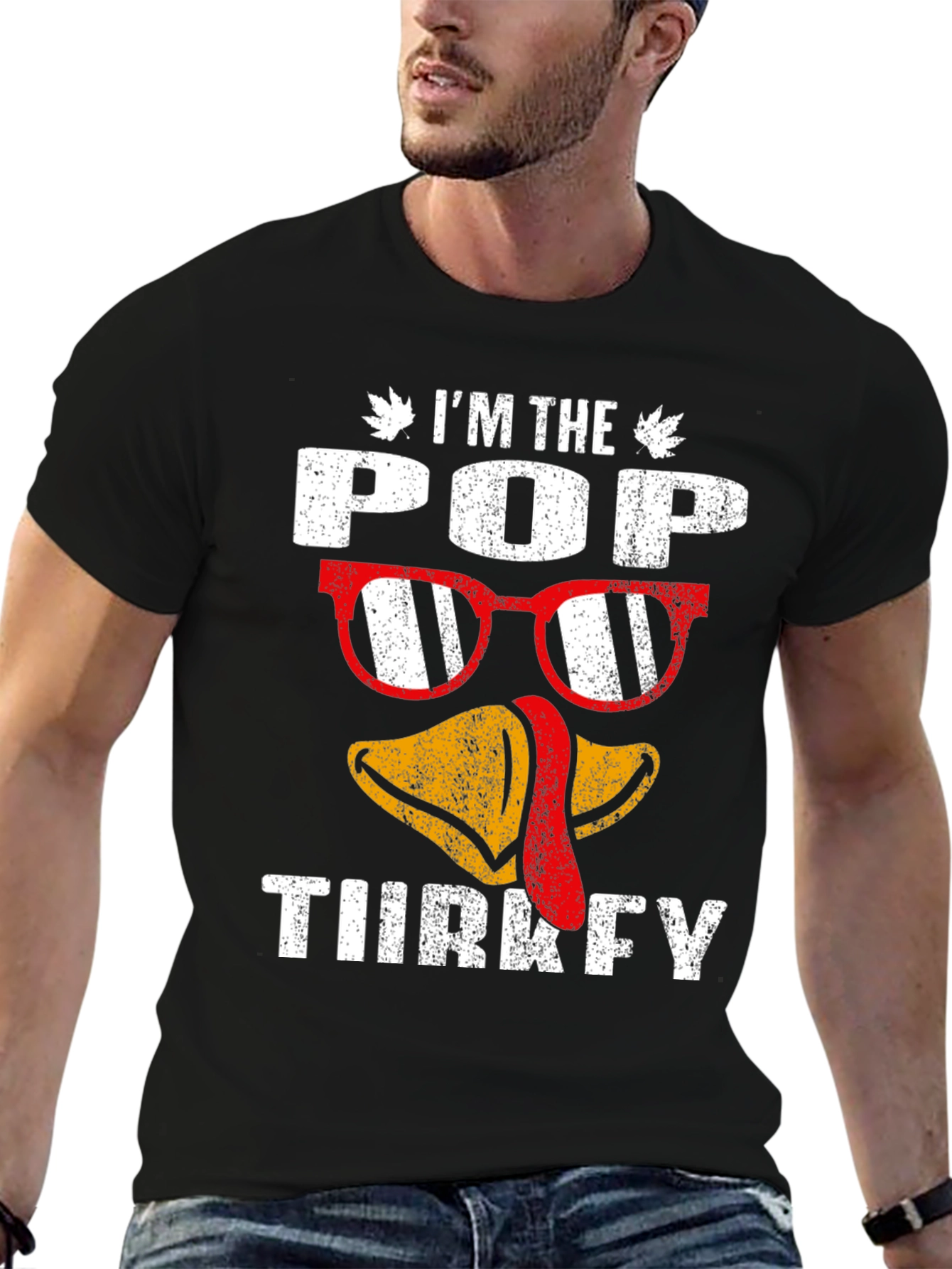 Pop Turkey Graphic Tee: Thanksgiving Fun