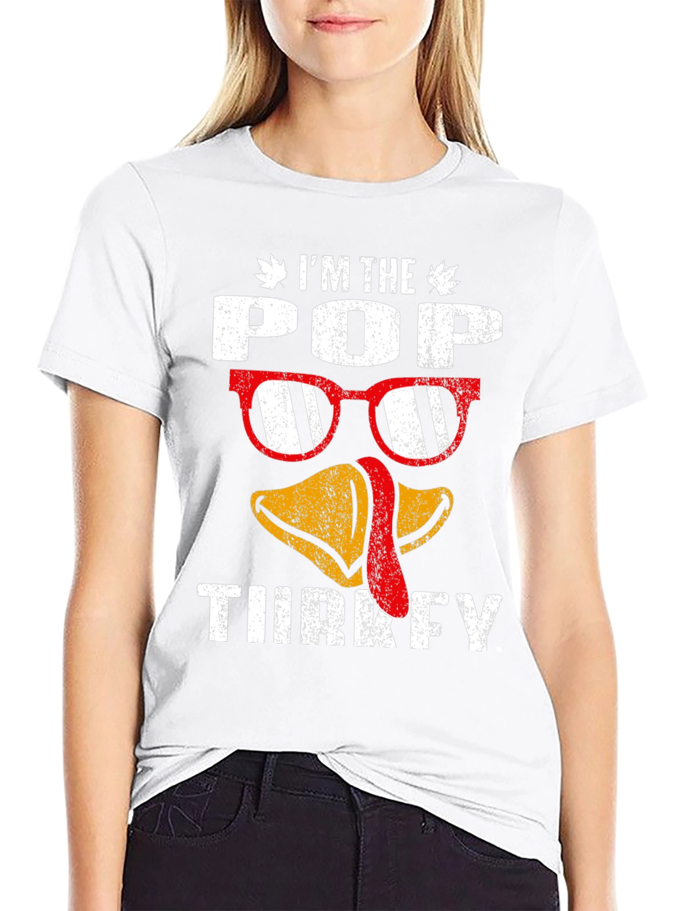 Pop Turkey Graphic Tee: Thanksgiving Fun