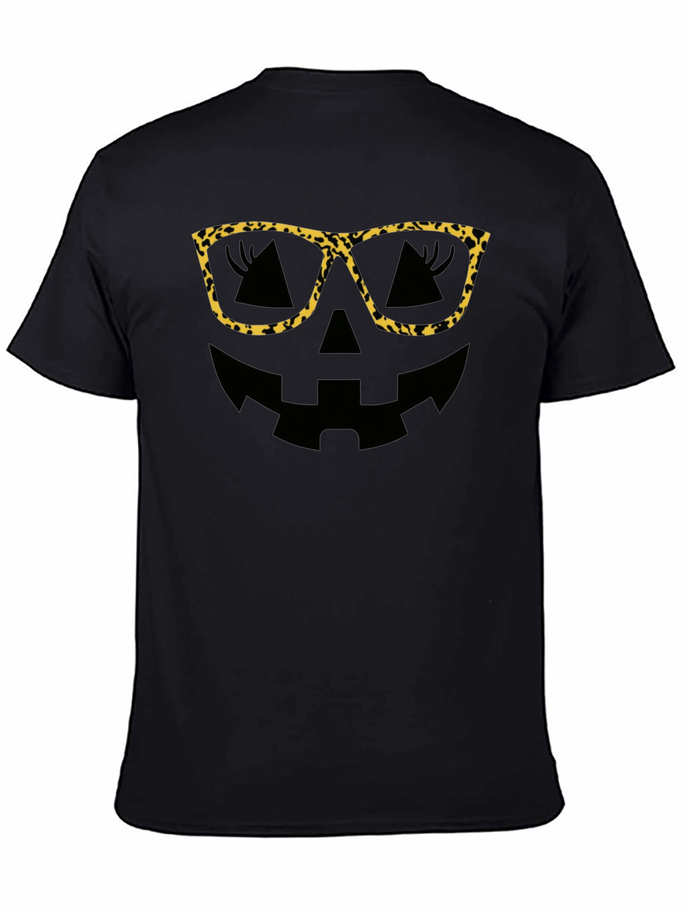 Leopard Print Glasses Halloween T-Shirt
