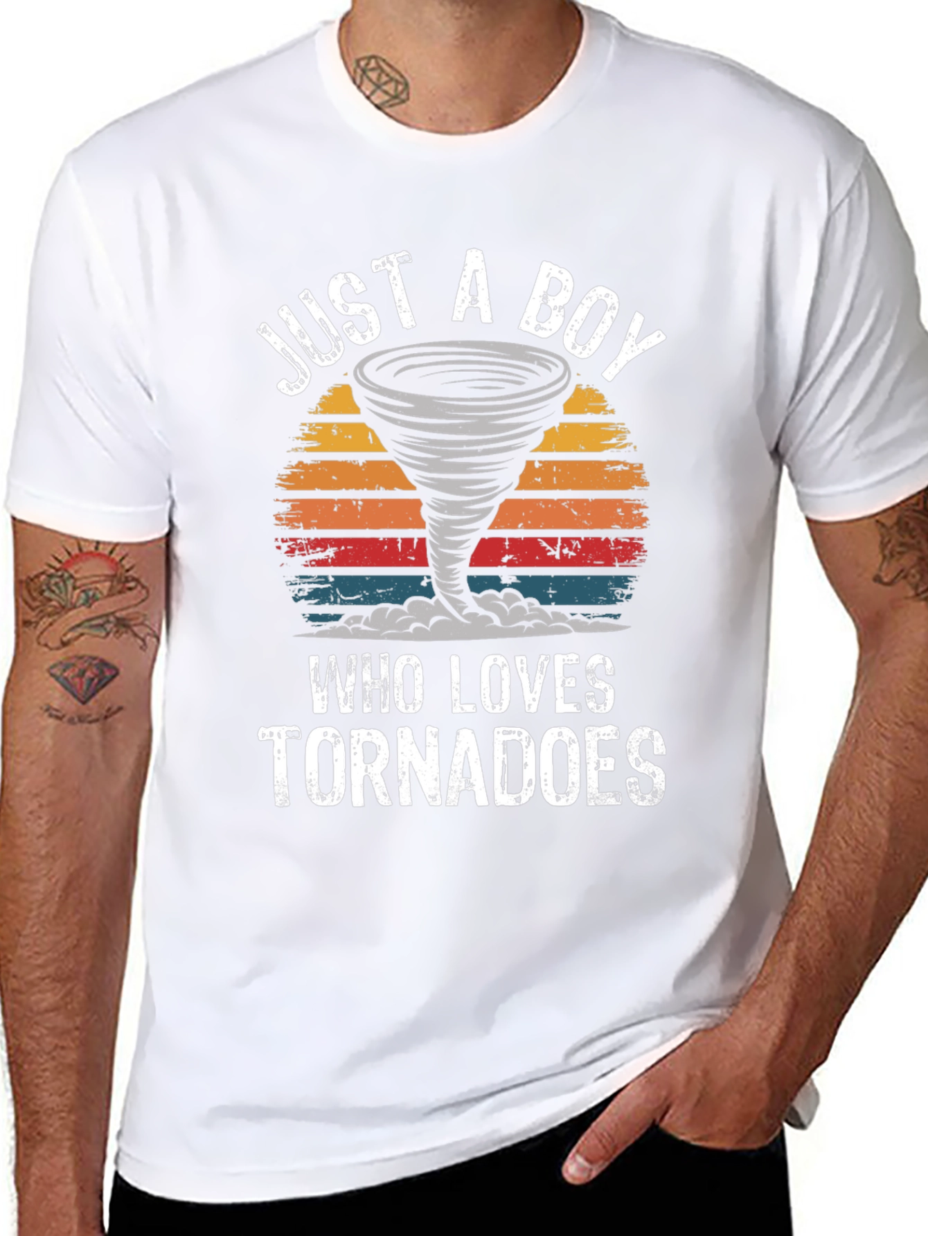 Just a Boy Who Loves Tornadoes T-Shirt