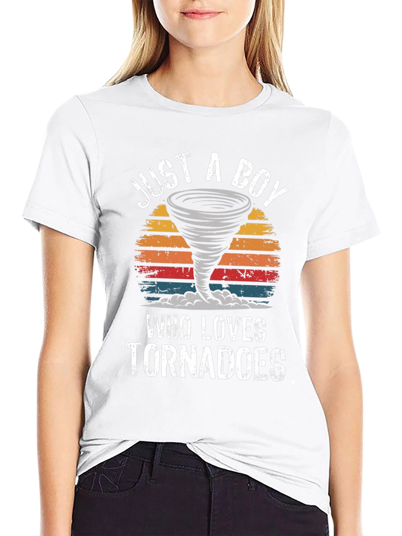 Just a Boy Who Loves Tornadoes T-Shirt