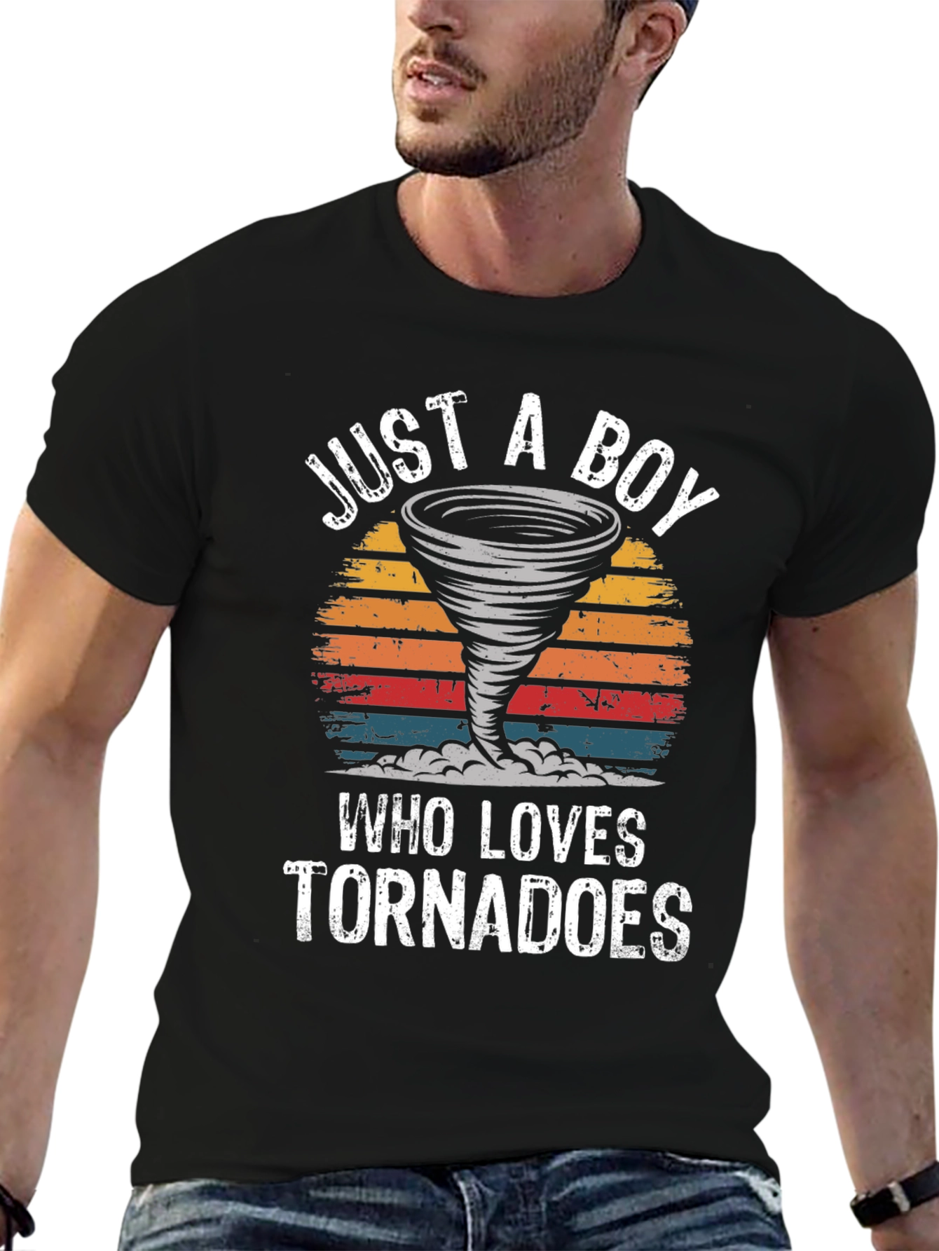 Just a Boy Who Loves Tornadoes T-Shirt