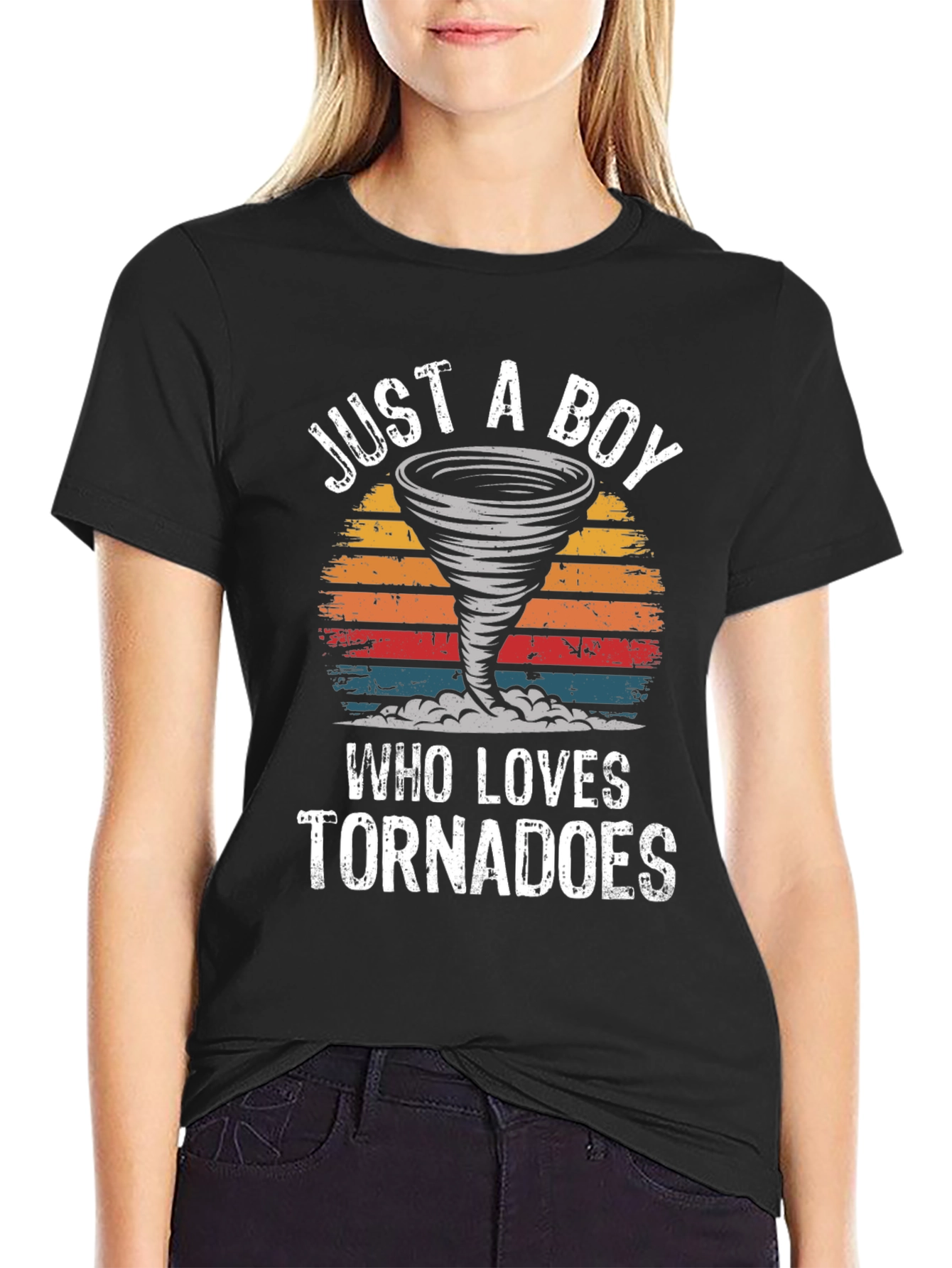 Just a Boy Who Loves Tornadoes T-Shirt
