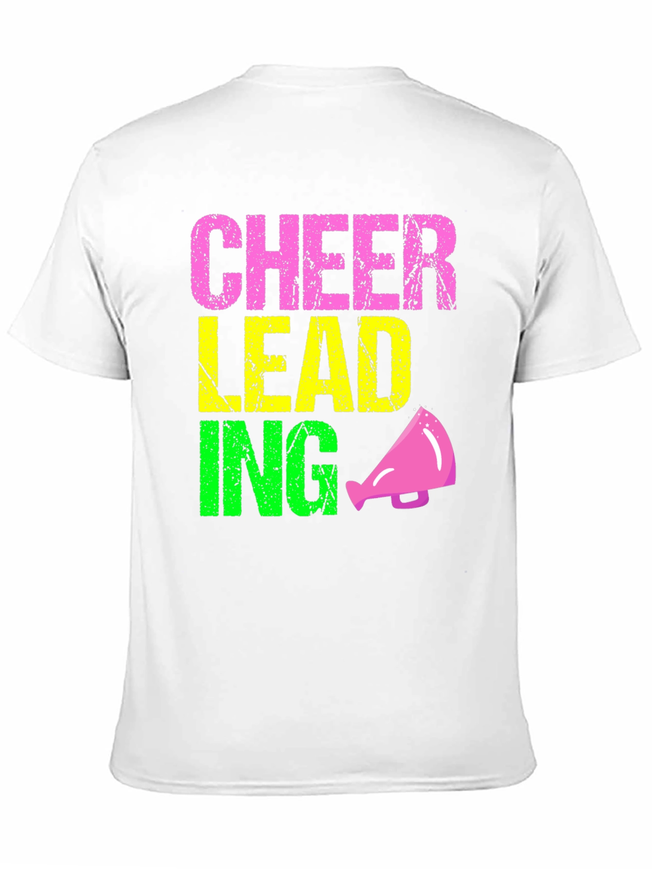 Cheerleading Graphic Tee - Black