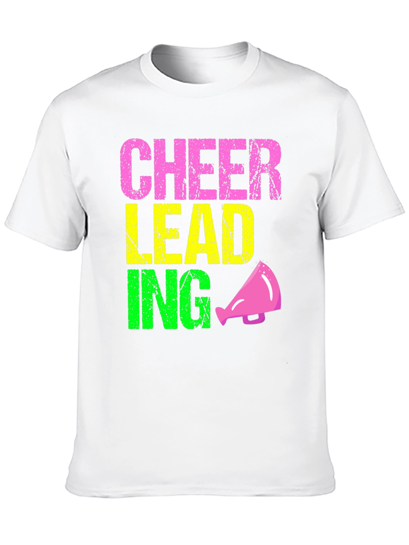 Cheerleading Graphic Tee - Black