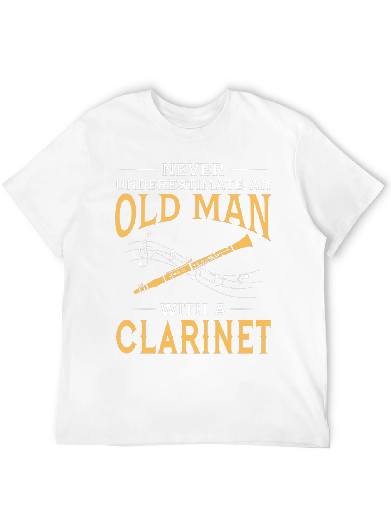 Old Man Clarinet T-Shirt
