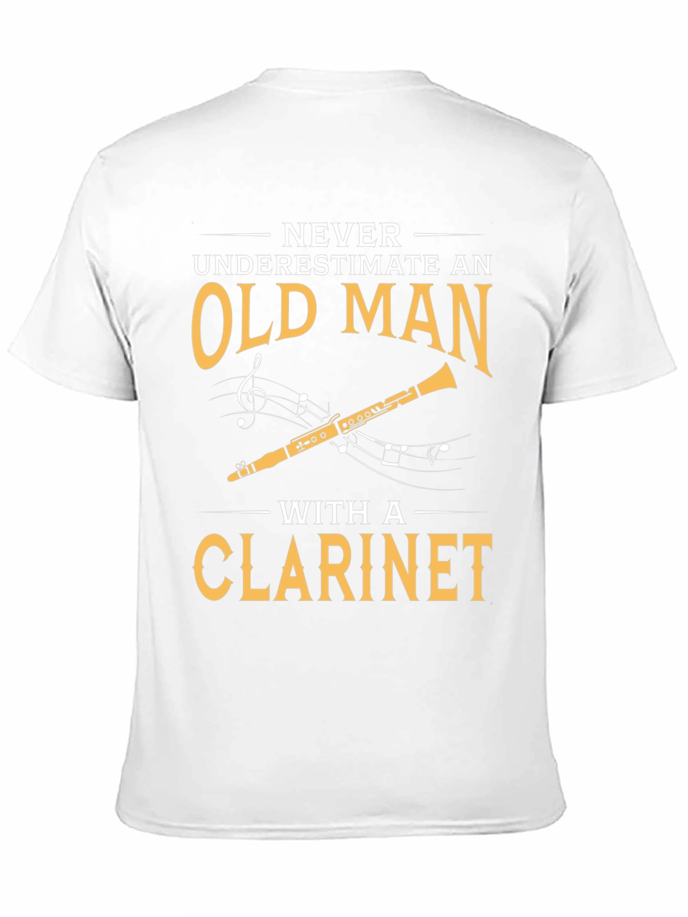 Old Man Clarinet T-Shirt
