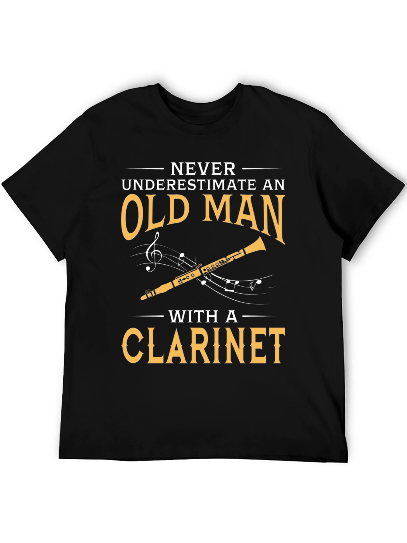 Old Man Clarinet T-Shirt