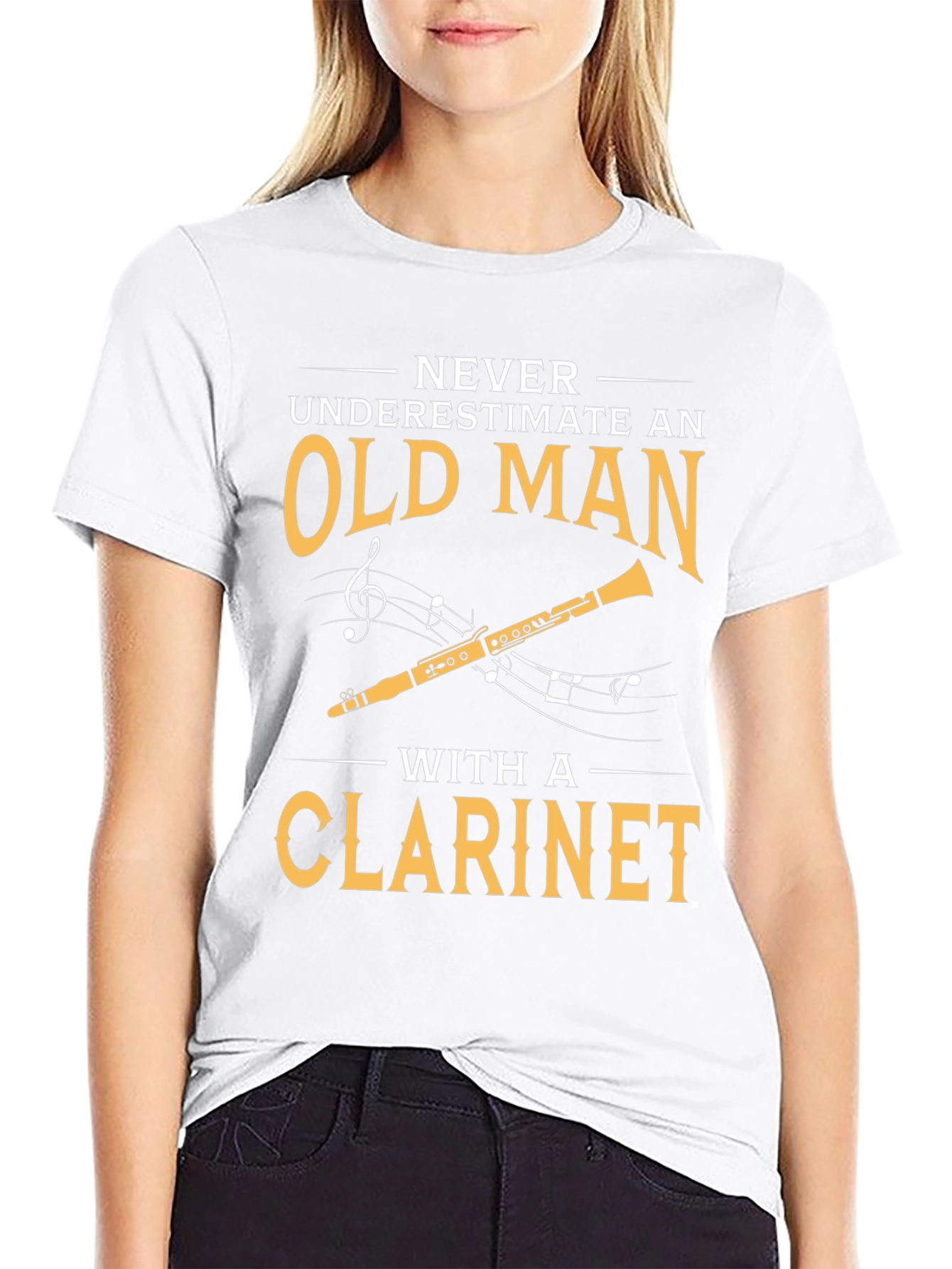 Old Man Clarinet T-Shirt