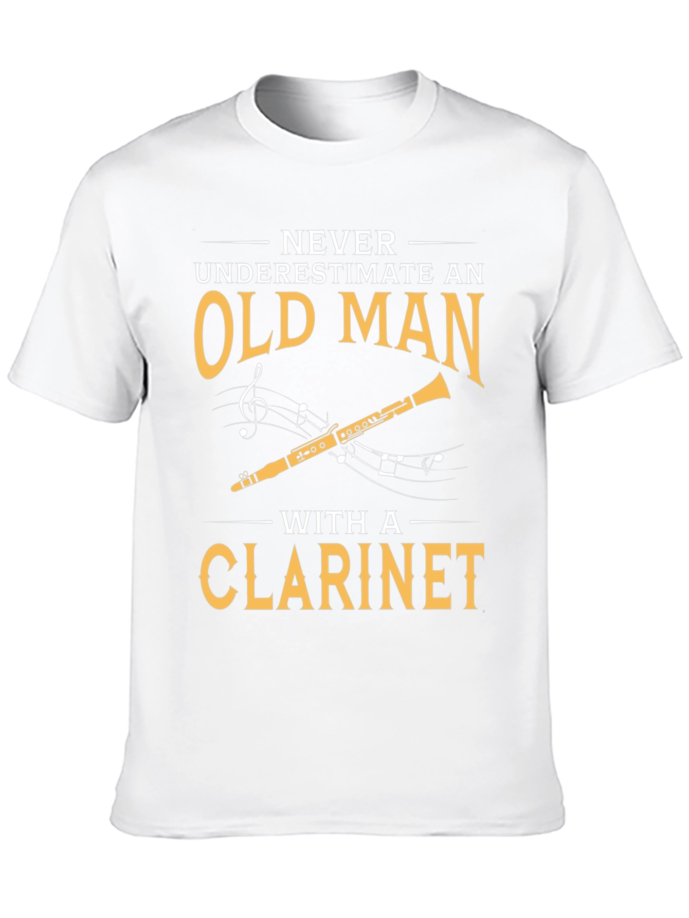 Old Man Clarinet T-Shirt